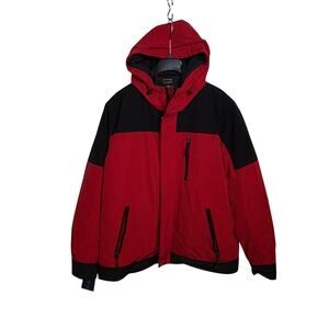 Club Room Men's 3-in-1 Hooded Jacket, Red large $250